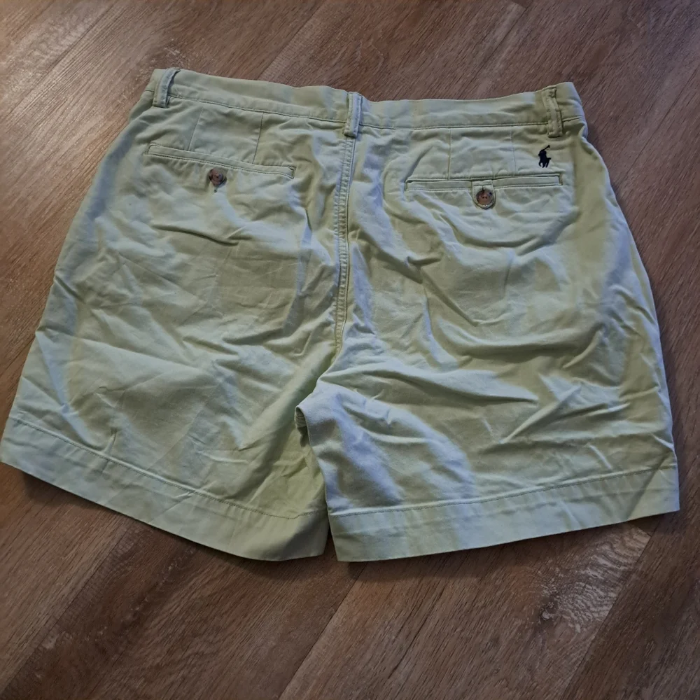 Polo by Ralph Lauren Mint Green Cotton Chino Men's Shorts Size 33